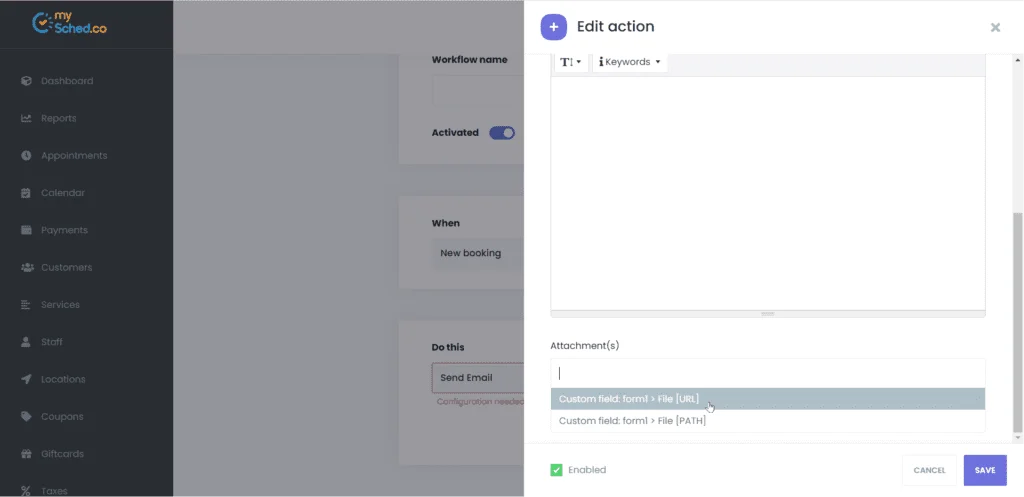 Custom Forms 7 Custom Forms File field