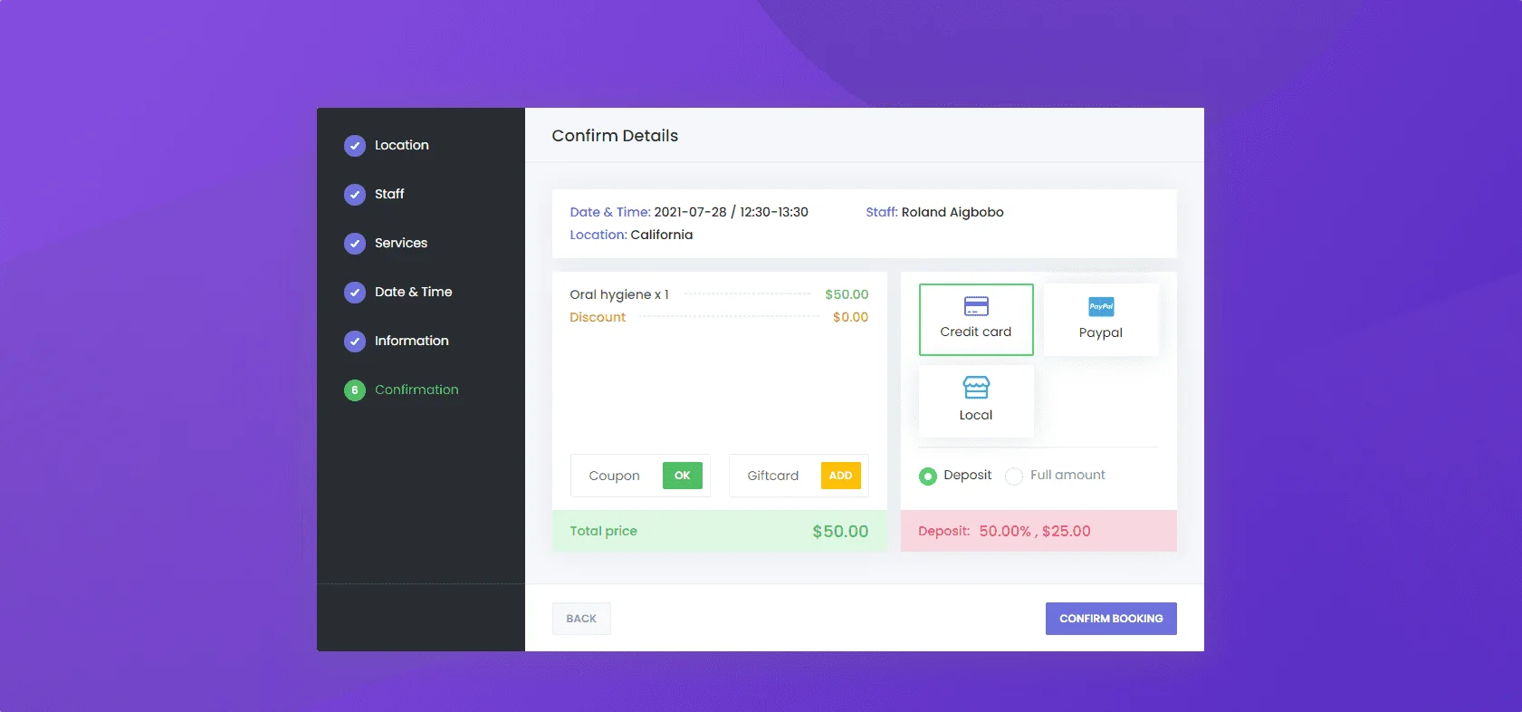 Deposit Payments 3 Deposit payment
