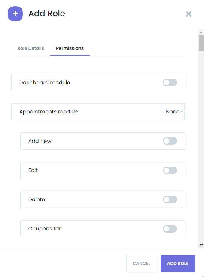 Configuración del Administrador de Roles de Usuario