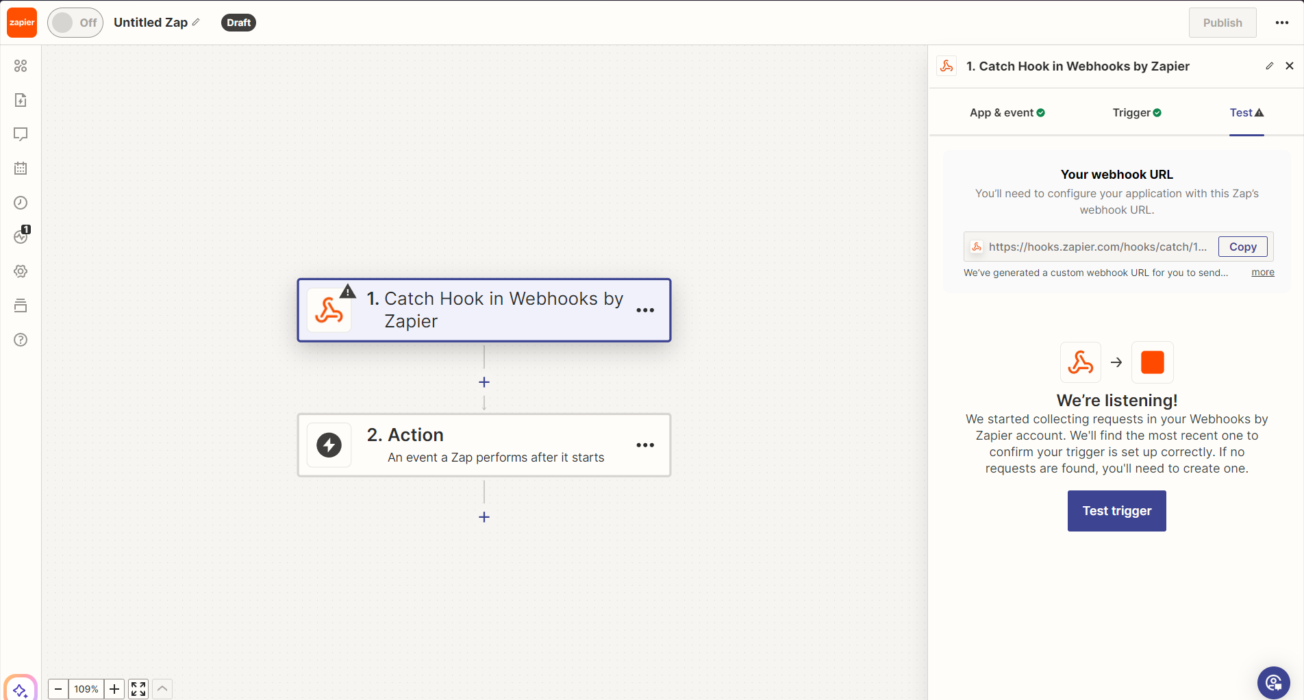 Tester le déclencheur